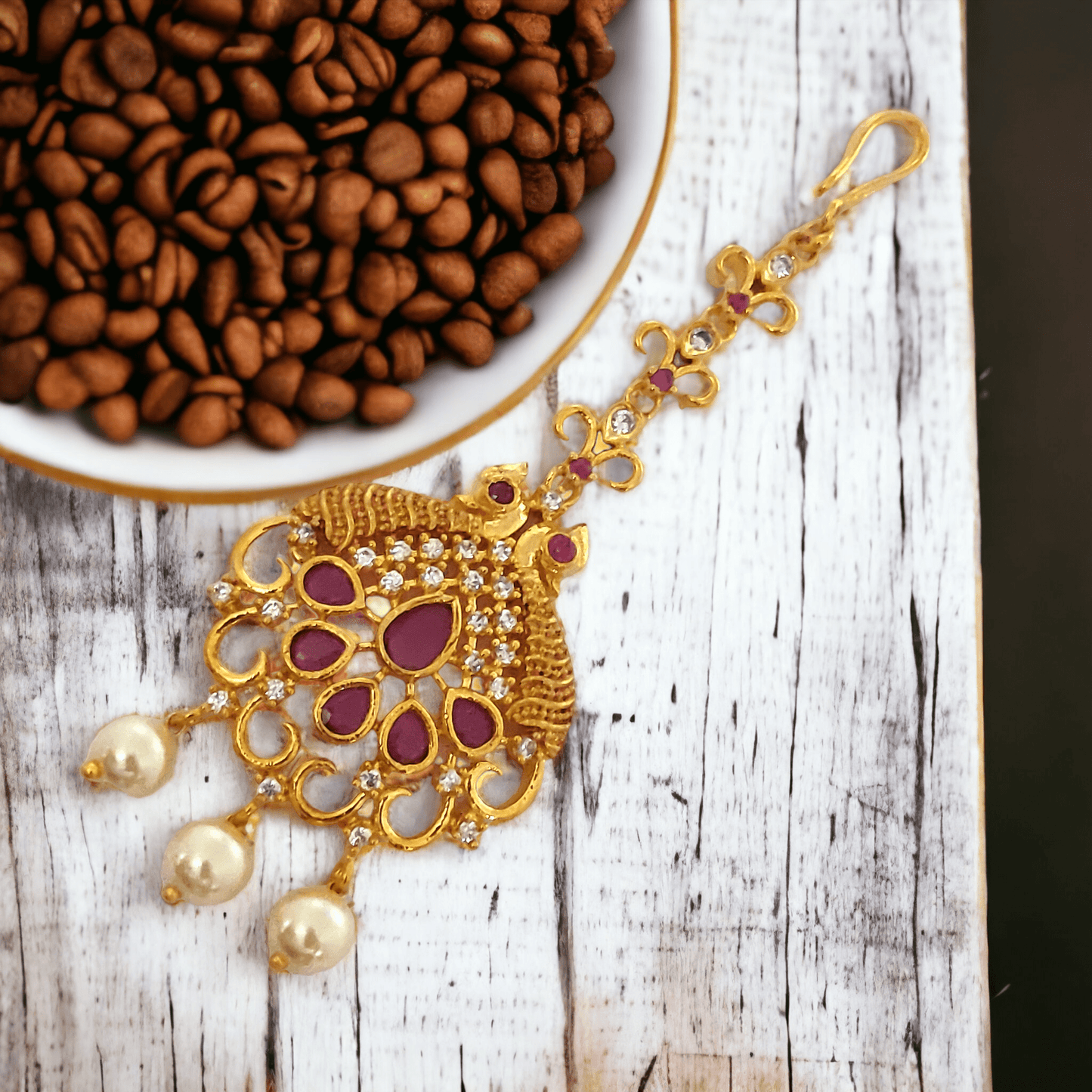 Opal Touch - Ivory Lace Matte Plated Tika - Tika