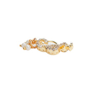 Opal Touch - Ivory Luster Opal Nose Pin - Nose Pin