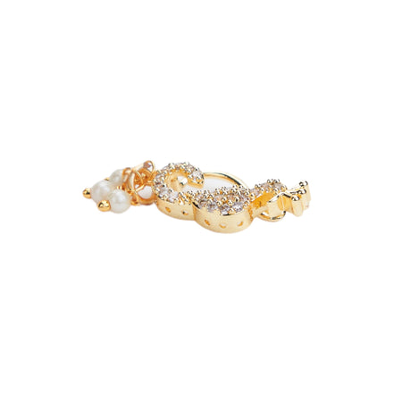 Opal Touch - Ivory Luster Opal Nose Pin - Nose Pin