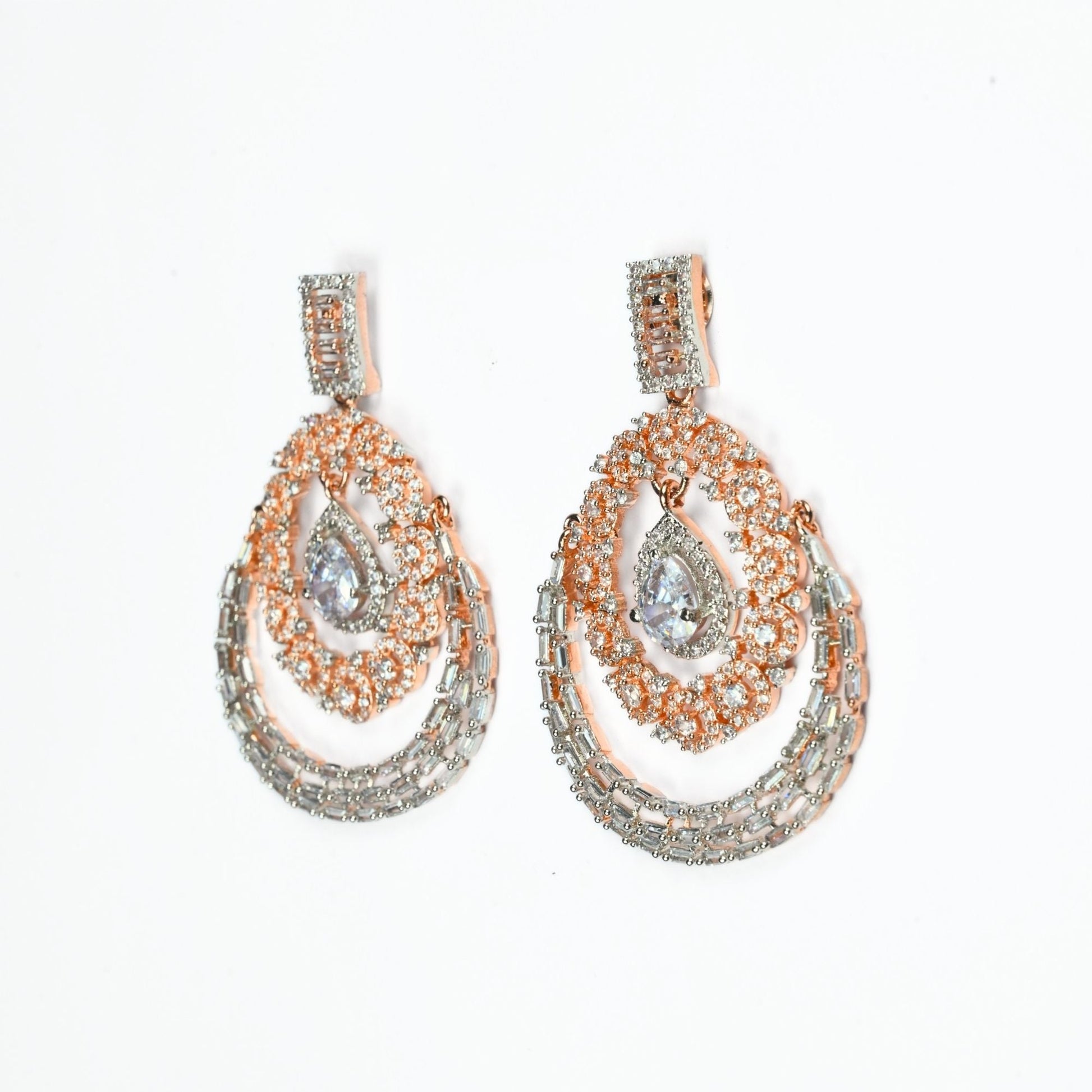 Earrings - Ivory Rose Earrings - Opal Touch