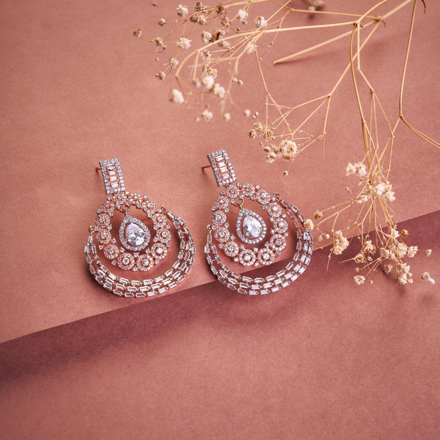 Earrings - Ivory Rose Earrings - Opal Touch