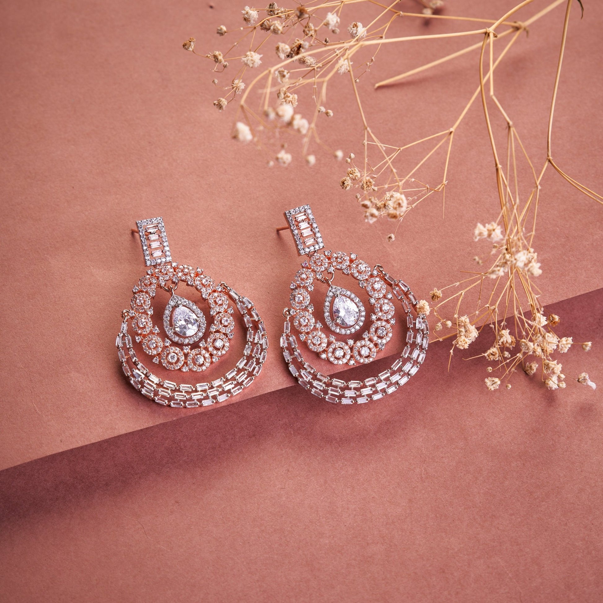 Earrings - Ivory Rose Earrings - Opal Touch