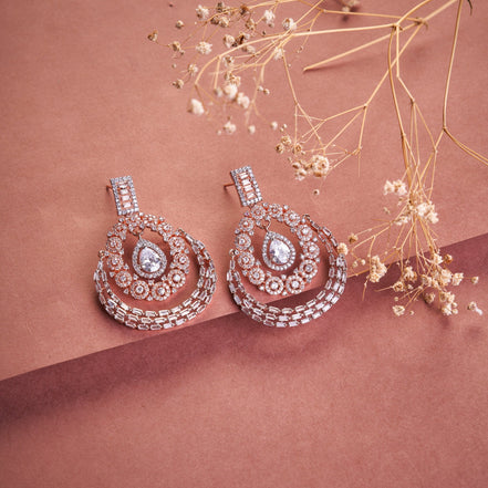 Earrings - Ivory Rose Earrings - Opal Touch