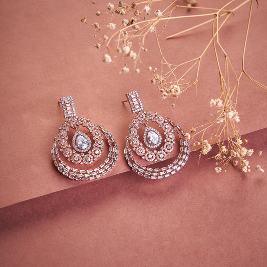 Earrings - Ivory Rose Earrings - Opal Touch