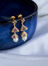 Jhumka - Ivory Shine Double Layer Jhumkas - Opal Touch