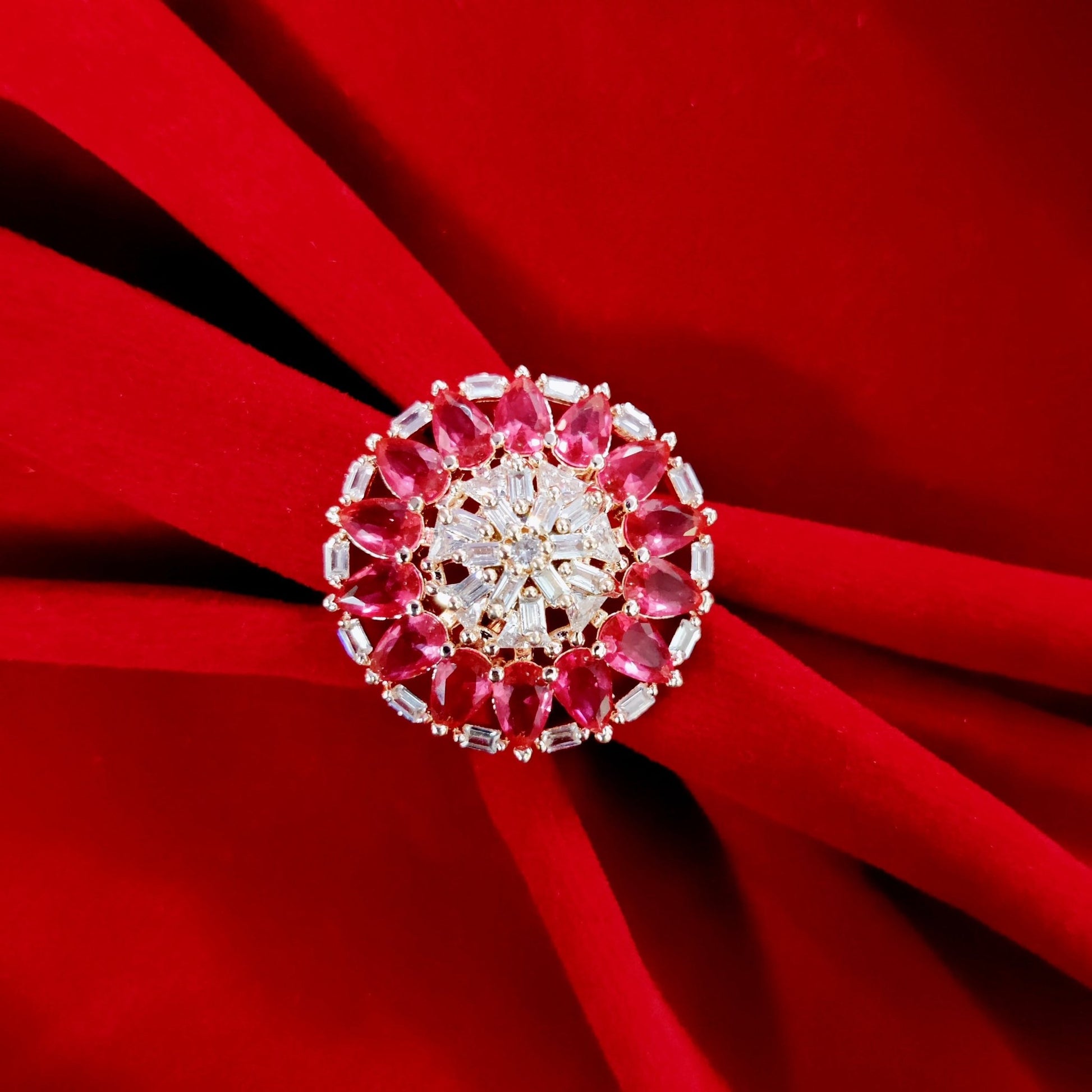 Opal Touch - Ivory Whispers Rose Gold Ring - Ring