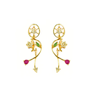 Necklace - Jade & Ruby Symphony Necklace - Opal Touch