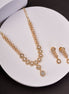 Necklace - Jasmine Glow Gold Plated Necklace - Opal Touch