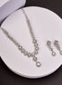 Necklace - Jasmine Glow Rhodium Necklace - Opal Touch