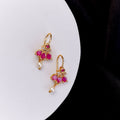 Earrings - Komal Kalika Gold Plated Earrings - Opal Touch