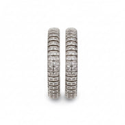 Bangles - Kundan Cascade Rhodium Plated Bangles - Opal Touch
