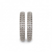 Bangles - Kundan Cascade Rhodium Plated Bangles - Opal Touch