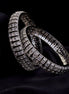 Bangles - Kundan Cascade Rhodium Plated Bangles - Opal Touch