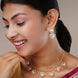 Necklace - Kundan Gold Plated Necklace Set - Opal Touch