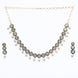 Necklace - Kundan Gold Plated Necklace Set with Earrings - Opal Touch