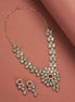 Necklace - Kundan Radiance Gold Plated Necklace Set - Opal Touch