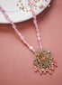 Locket Set - Lakshmi Divined Mehendi Plated Locket Set - Opal Touch