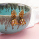 Jhumka - Lakshmi Enchanted Matte Black Plated Jhumka - Opal Touch