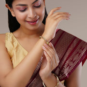 Bangles - Lakshmi Enchanted Mehendi Plated Bangles - Opal Touch