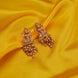 Earrings - Lakshmi Narayan Matte Gold Plated Earrings - Opal Touch