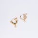 Nose Pin - Leaf Dazzle Combo Gold Plated Nose Pin - Opal Touch
