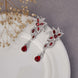 Earrings - Leaflet Enchanted Rhodium Plated Earrings - Opal Touch