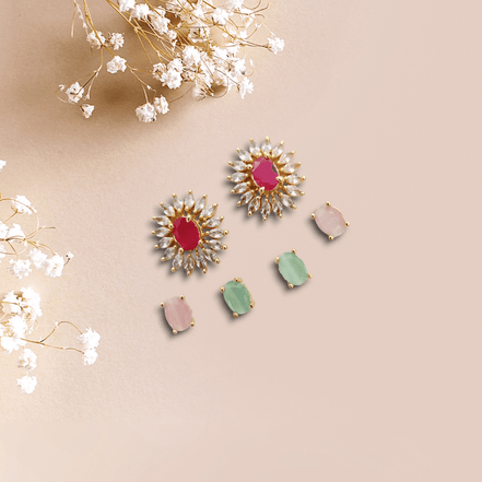 Opal Touch - Lively Kaleidoscope Earrings - Earrings