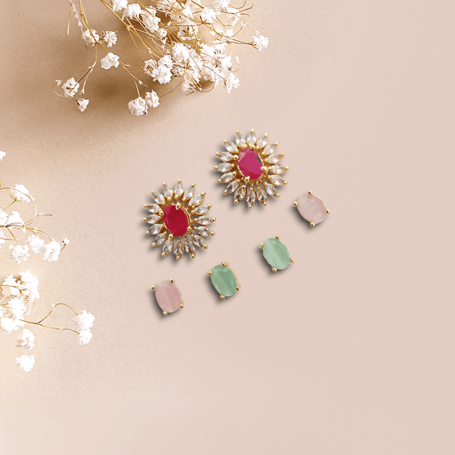 Opal Touch - Lively Kaleidoscope Earrings - Earrings