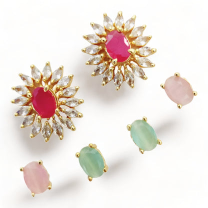 Opal Touch - Lively Kaleidoscope Earrings - Earrings