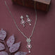 Opal Touch - Locket Necklace Set -