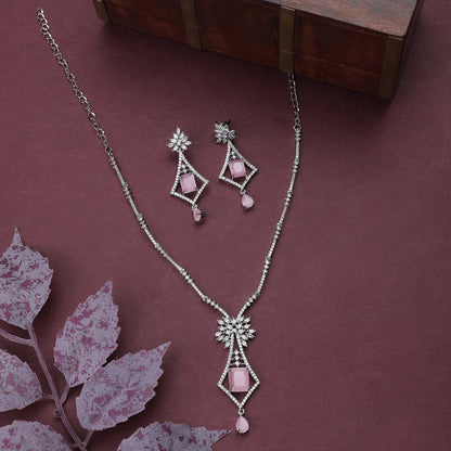 Opal Touch - Locket Necklace Set -