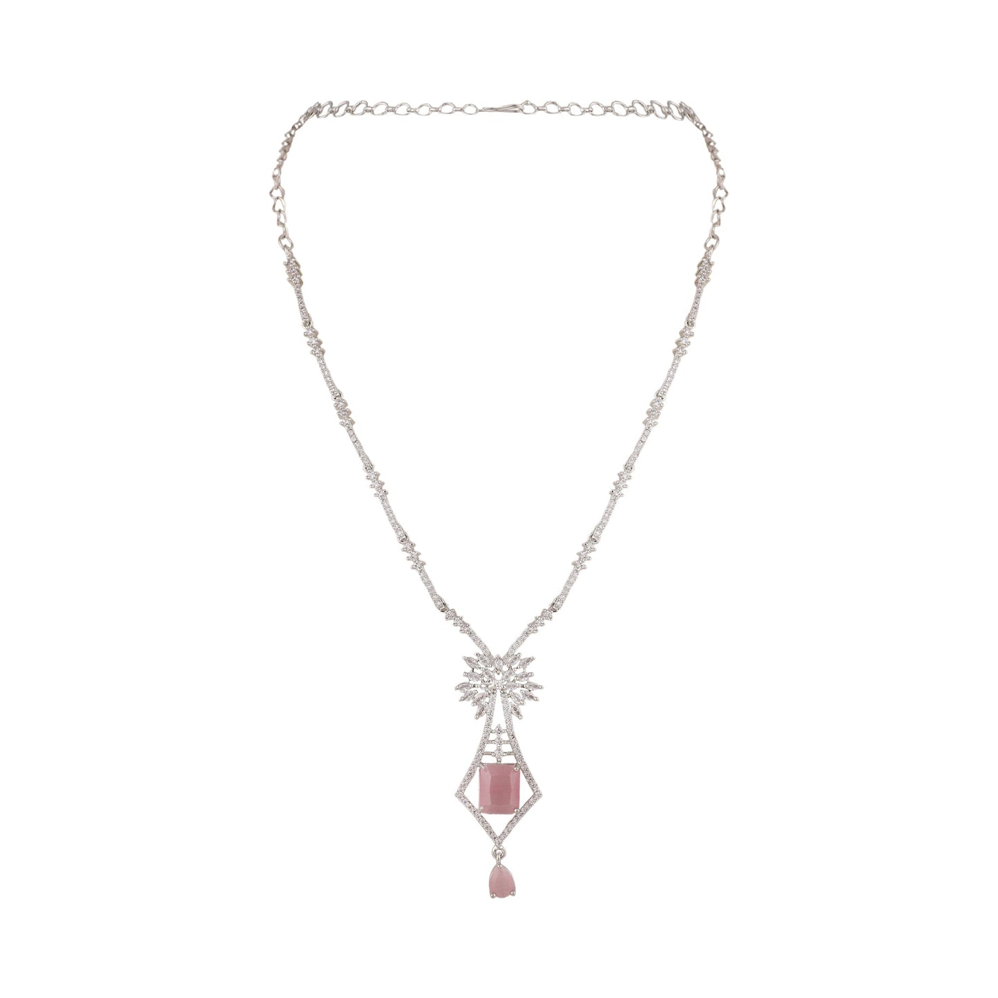 Opal Touch - Locket Necklace Set -