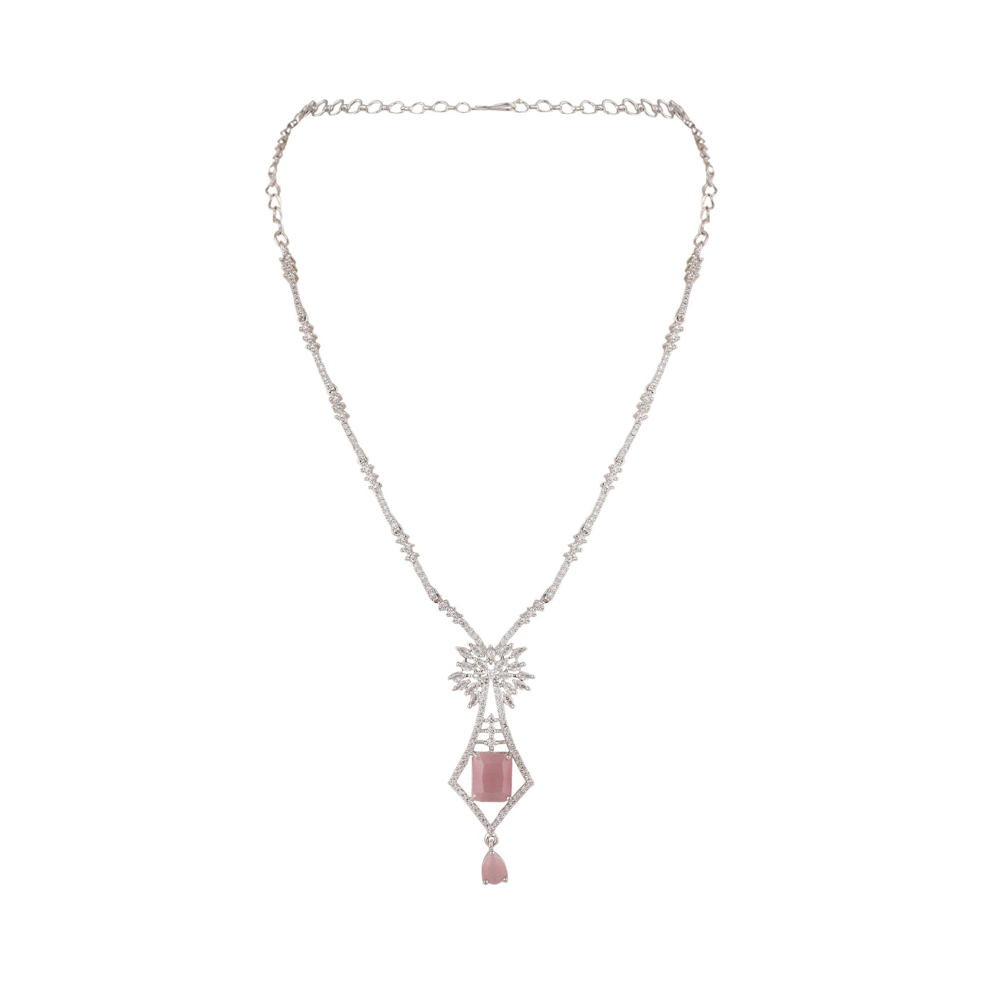 Opal Touch - Locket Necklace Set -