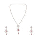 Opal Touch - Locket Necklace Set -
