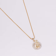 Locket Set - Lord Shiva Enchanted Gold Plated Locket Set - Opal Touch