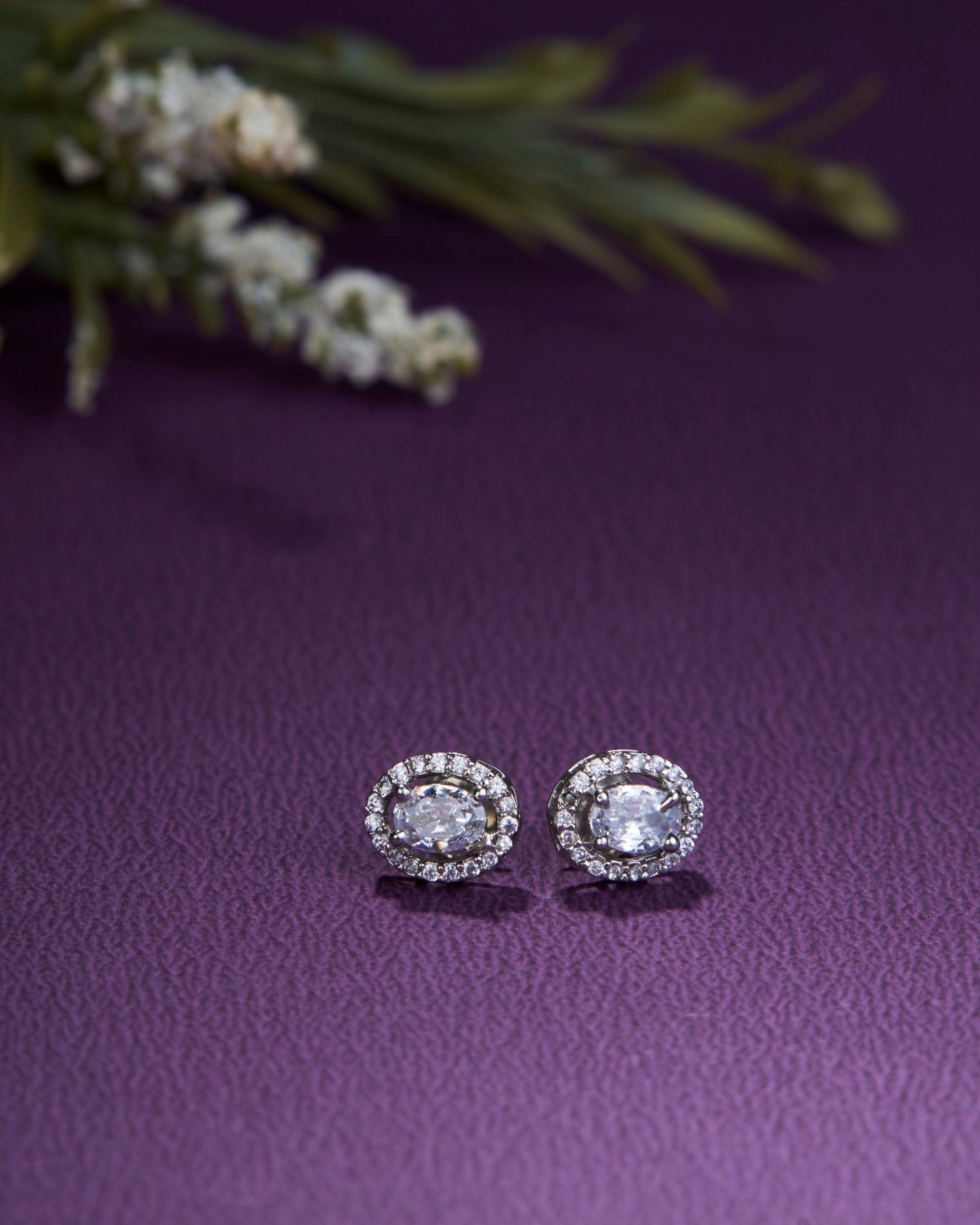 Opal Touch - Luminous Frost Opal Studs - Studs