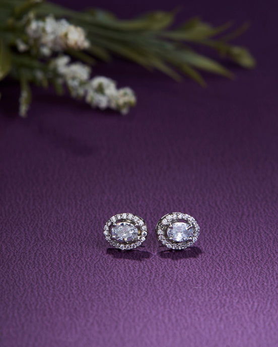 Opal Touch - Luminous Frost Opal Studs - Studs