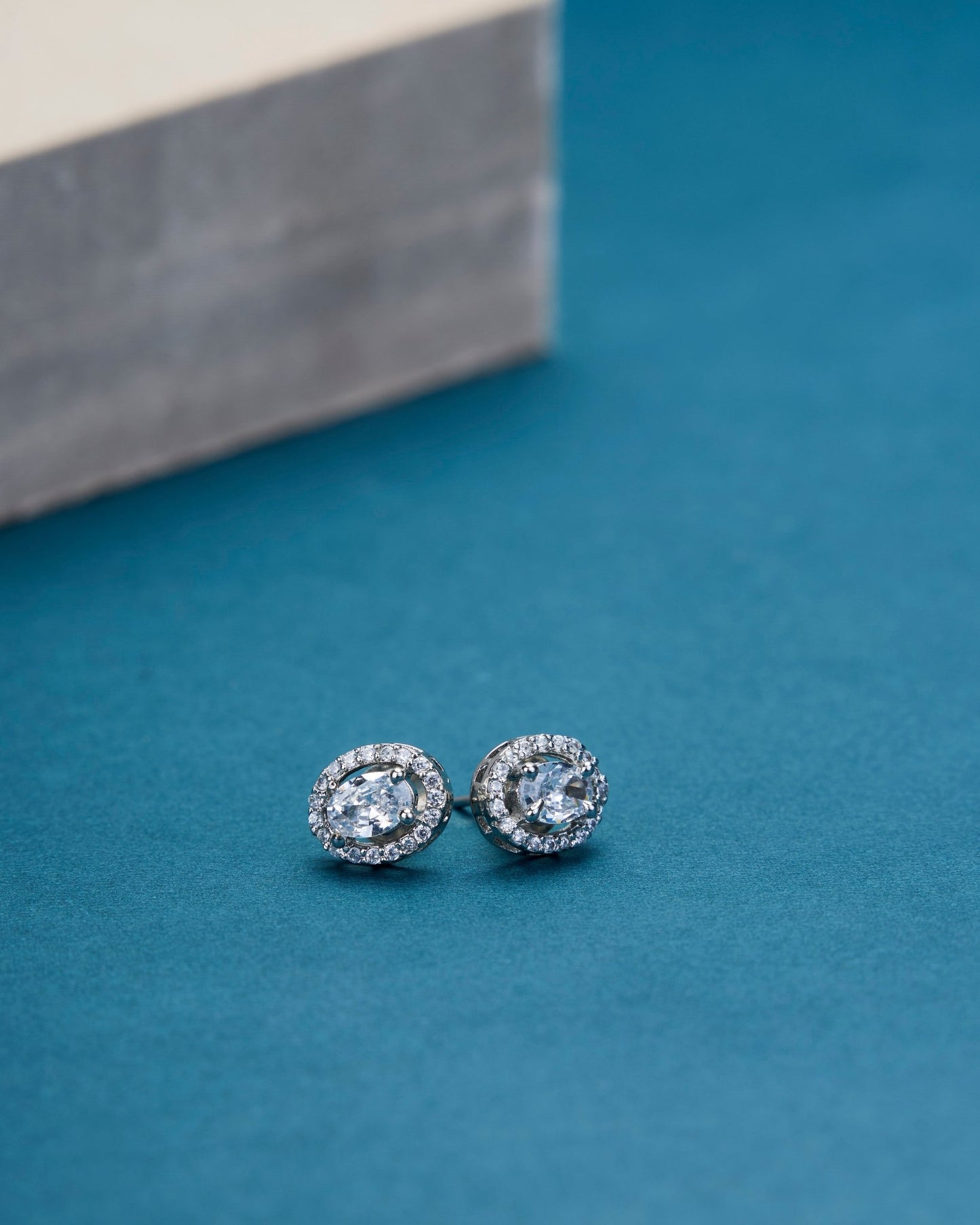 Opal Touch - Luminous Frost Opal Studs - Studs