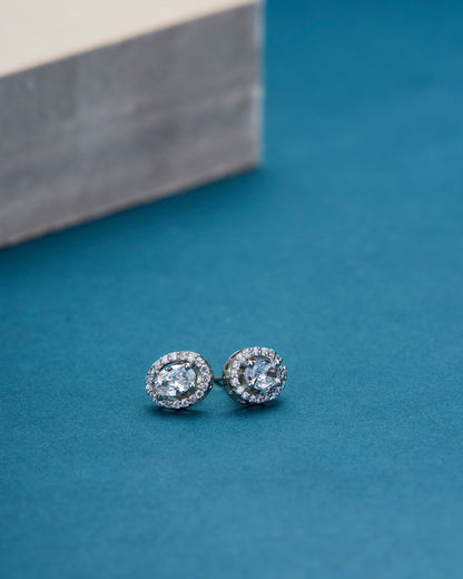 Opal Touch - Luminous Frost Opal Studs - Studs