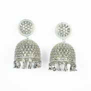 Luminous Moonlight Jhumka - Opal Touch