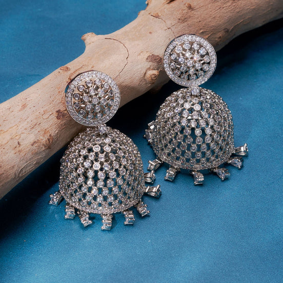 Opal Touch - Luminous Moonlight Jhumka - Jhumka