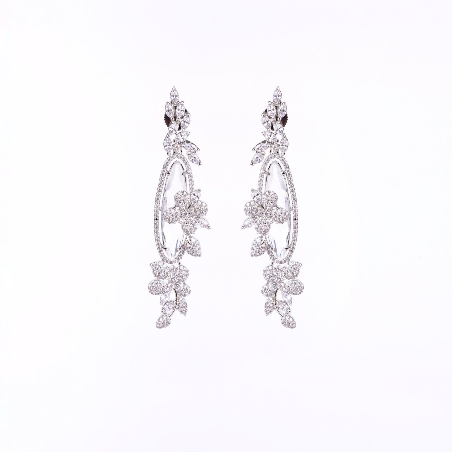 Opal Touch - Luminous Moonlight Studs - Earrings