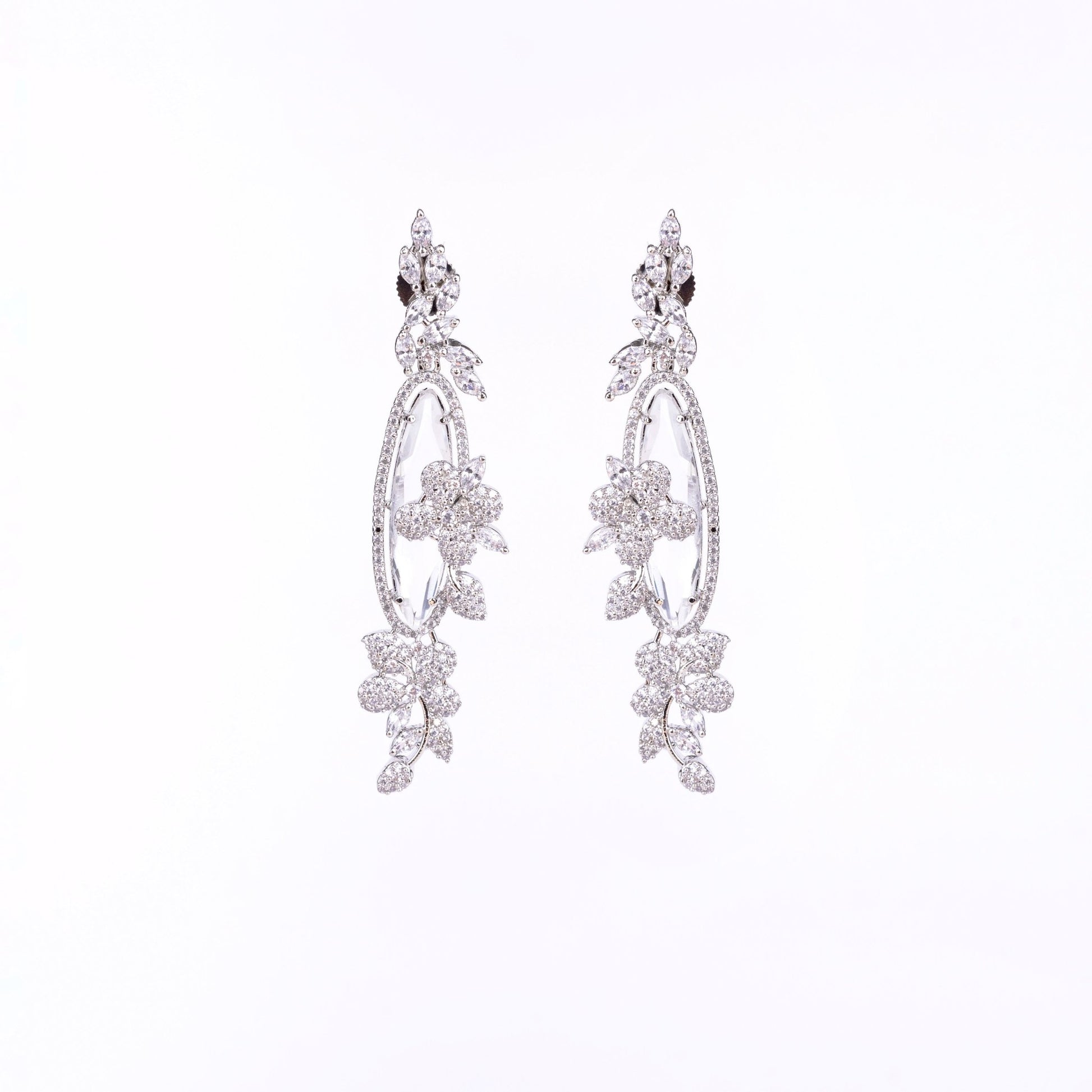 Opal Touch - Luminous Moonlight Studs - Earrings