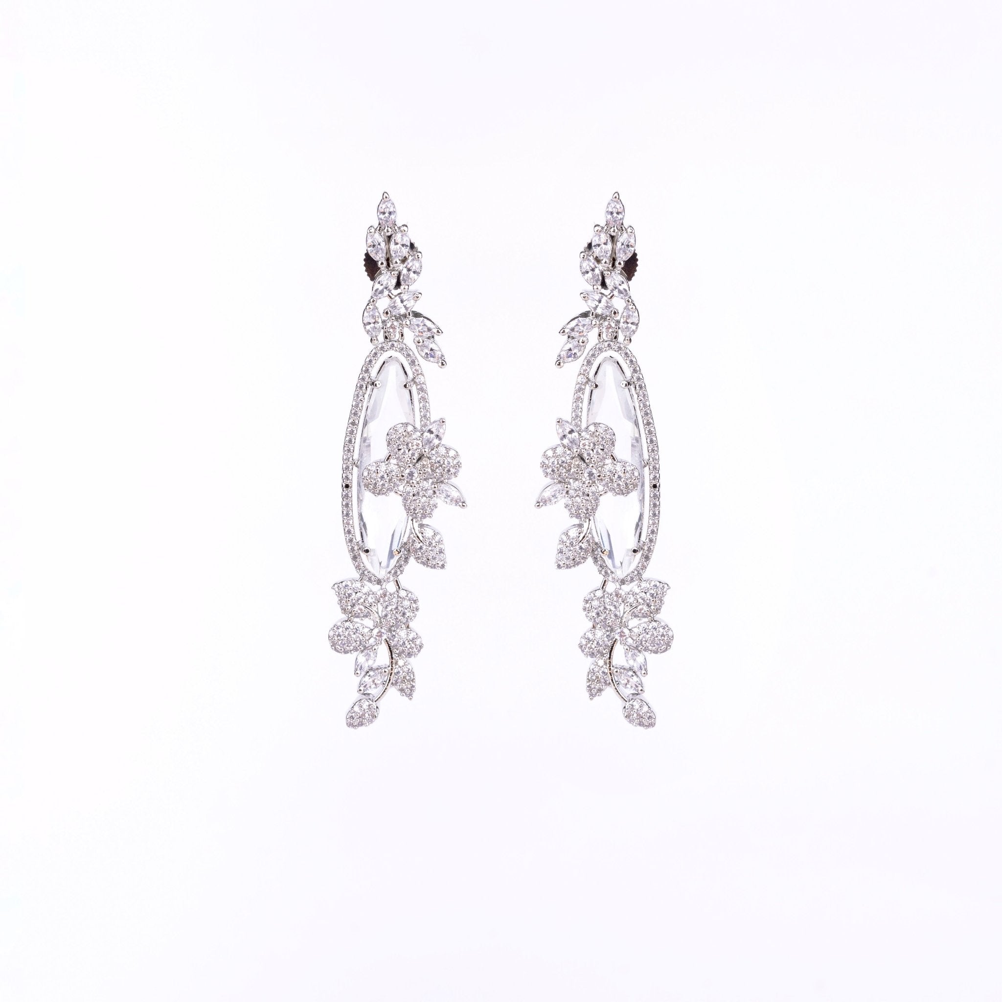 Opal Touch - Luminous Moonlight Studs - Earrings