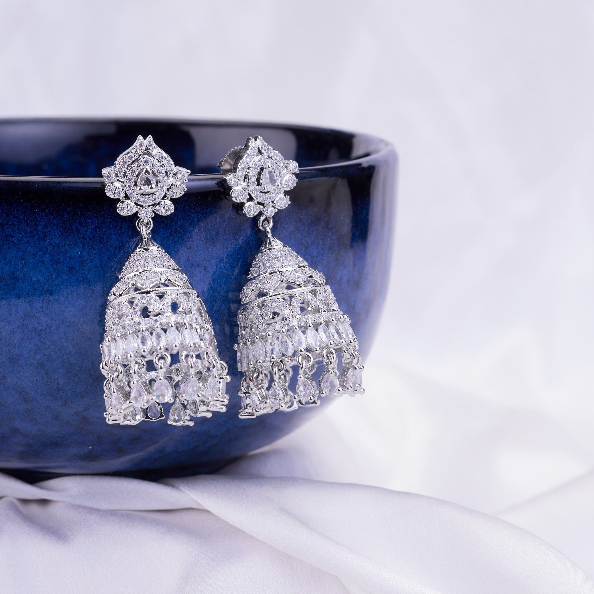 Opal Touch - Luminous Pearl Jhumka - Jhumka