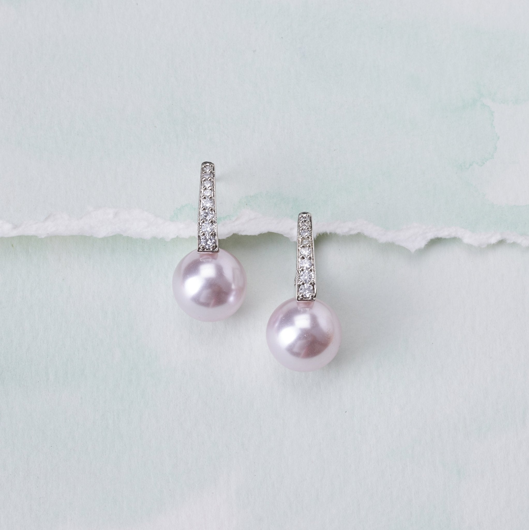 Opal Touch - Luminous Sparkle Earrings - Earrings