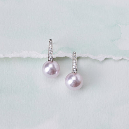 Opal Touch - Luminous Sparkle Earrings - Earrings