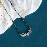 Mangalsutra - Luminous Vow Rhodium Mangalsutra - Opal Touch