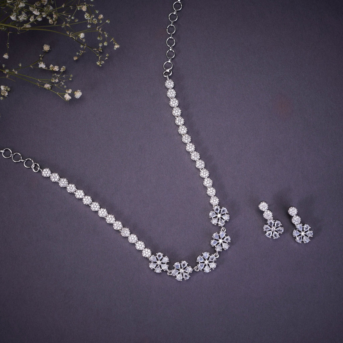 Opal Touch - Luminous White Radiance Necklace - Necklace