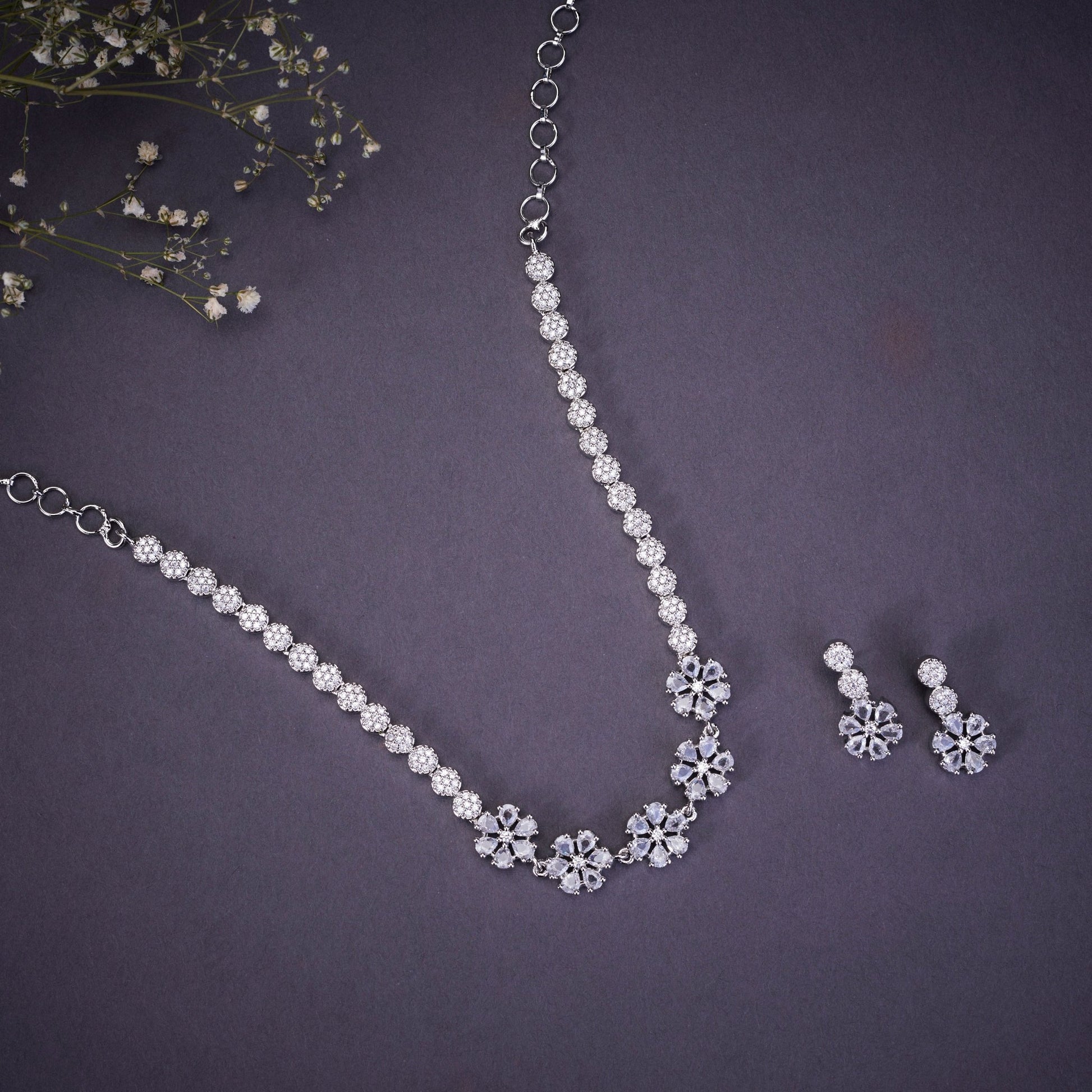 Opal Touch - Luminous White Radiance Necklace - Necklace